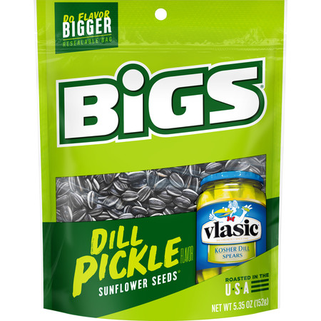 BIGS Bigs Vlasic Dill Pickle Sunflower Seeds 5.35 oz., PK48 9688700226